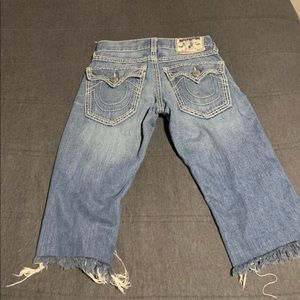 True Religion jean shorts